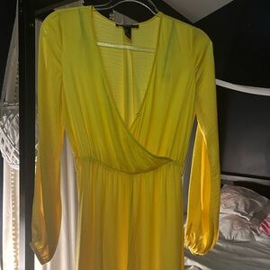 Forever21 satin long maxi dress